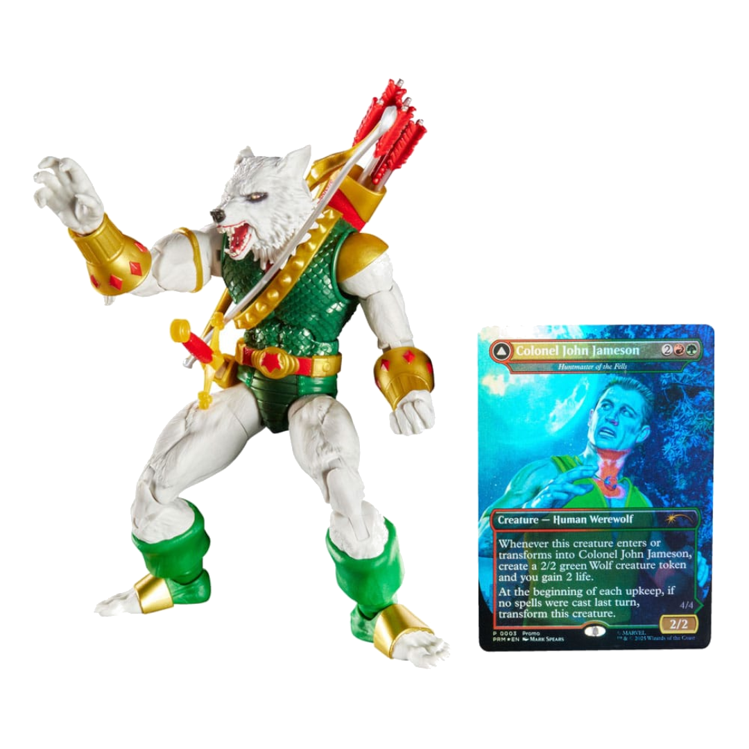 Marvel Legends Magic: The Gathering Action Figure Man-Wolf (plus Exclusive Foil Card) 15 cm