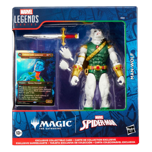 Marvel Legends Magic: The Gathering Action Figure Man-Wolf (plus Exclusive Foil Card) 15 cm