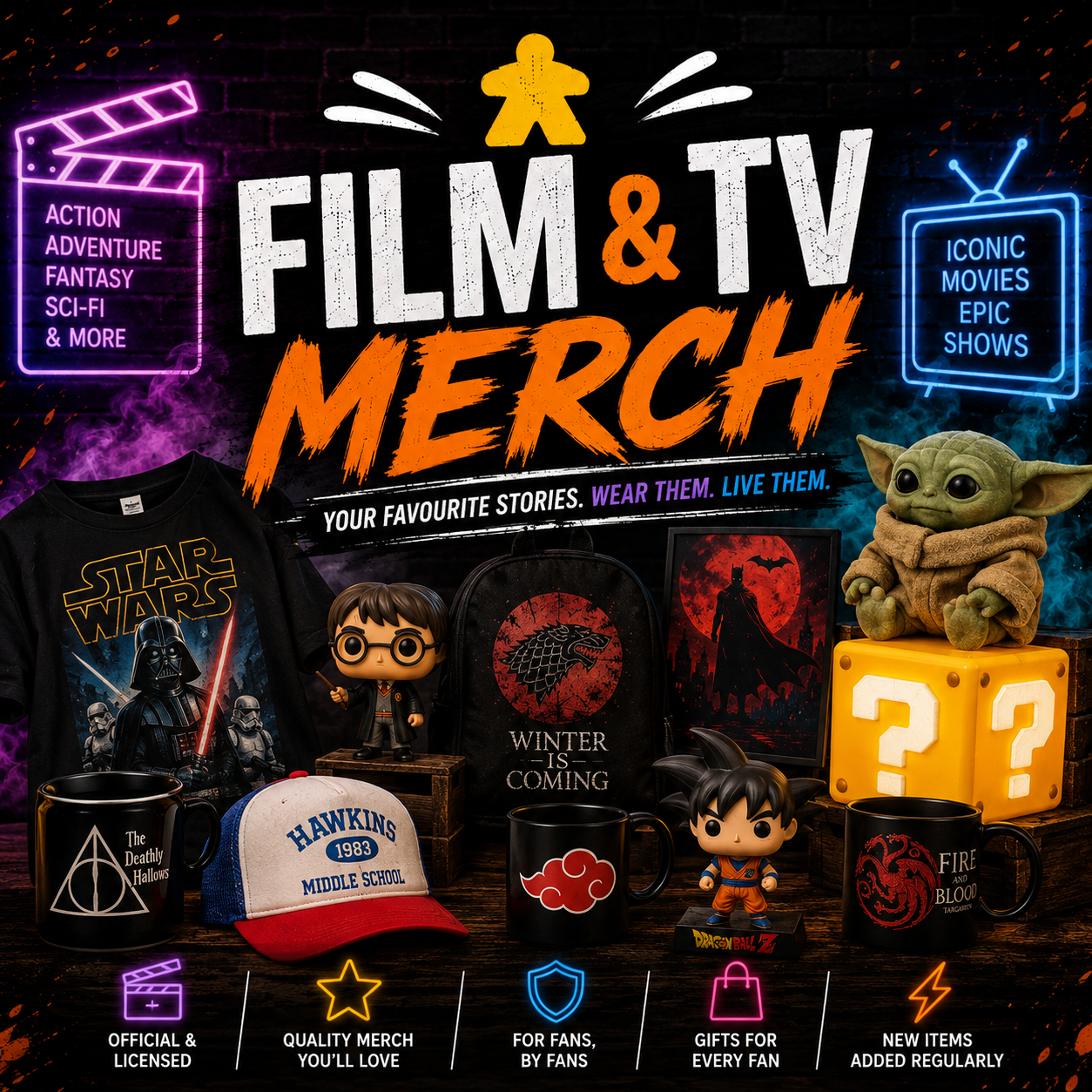 Film & TV Merch