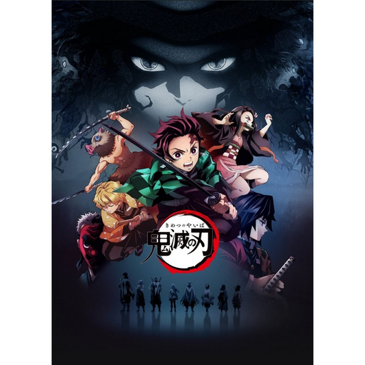 Demon Slayer poster Framed