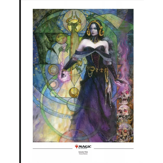 Magic the Gathering Liliana Framed Poster