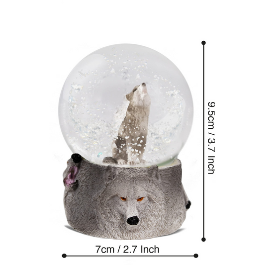 Mini Wolf Snowglobe