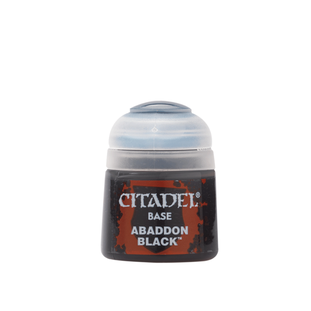 Citadel Colour/Warhammer Colour Paint - Base: Abaddon Black 12Ml