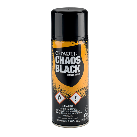 Chaos Black Spray Paint