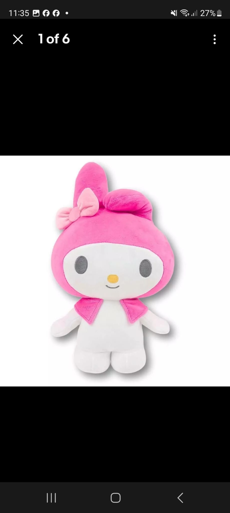 My Melody Plushy 30cm