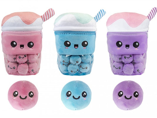 BOBA TEA WITH MINI BUBBLES
ZIP POUCH 35CM Plush