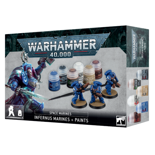 Space Marines: Infernus Marines + Paints Set