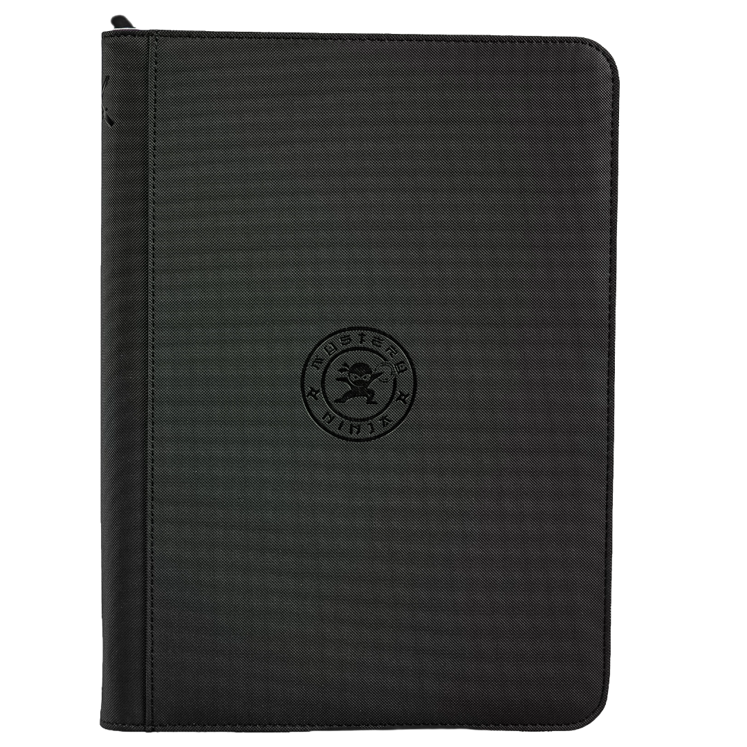 Mystery Ninja - Stealth TCG Binder Storage Album - Black Textured