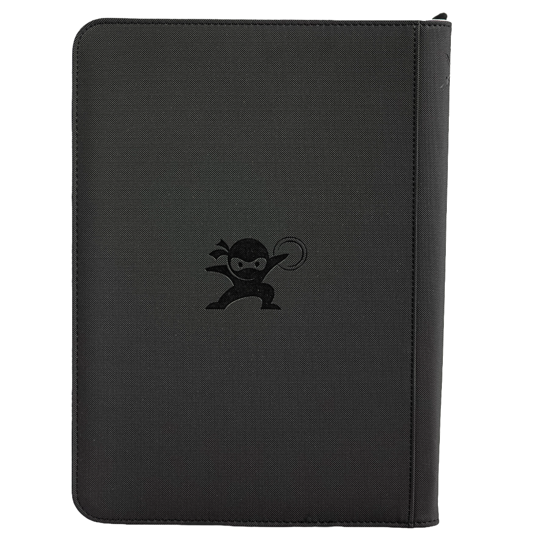 Mystery Ninja - Stealth TCG Binder Storage Album - Black Textured