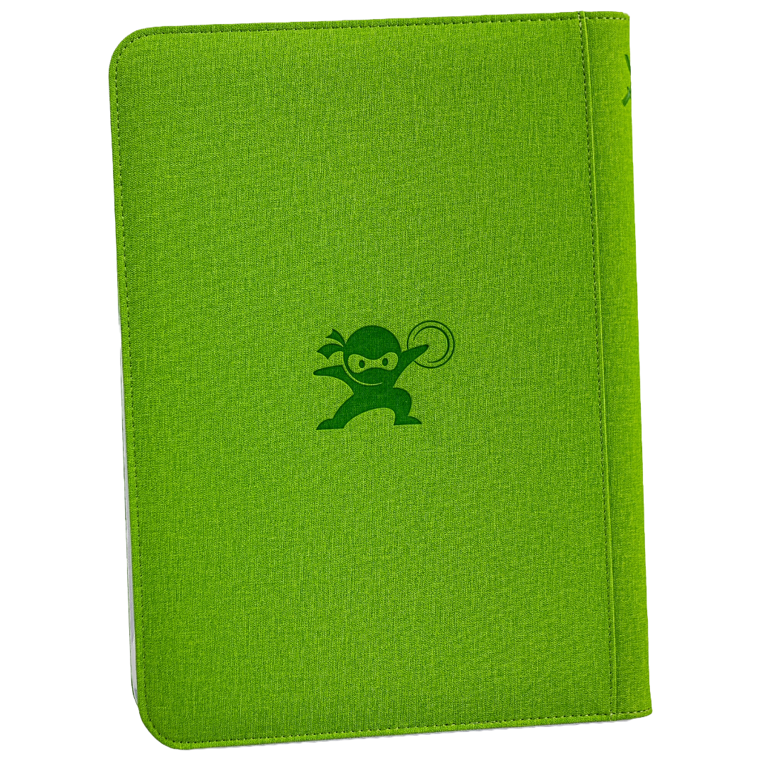 Mystery Ninja - Stealth TCG Binder Storage Album - Green Fabric