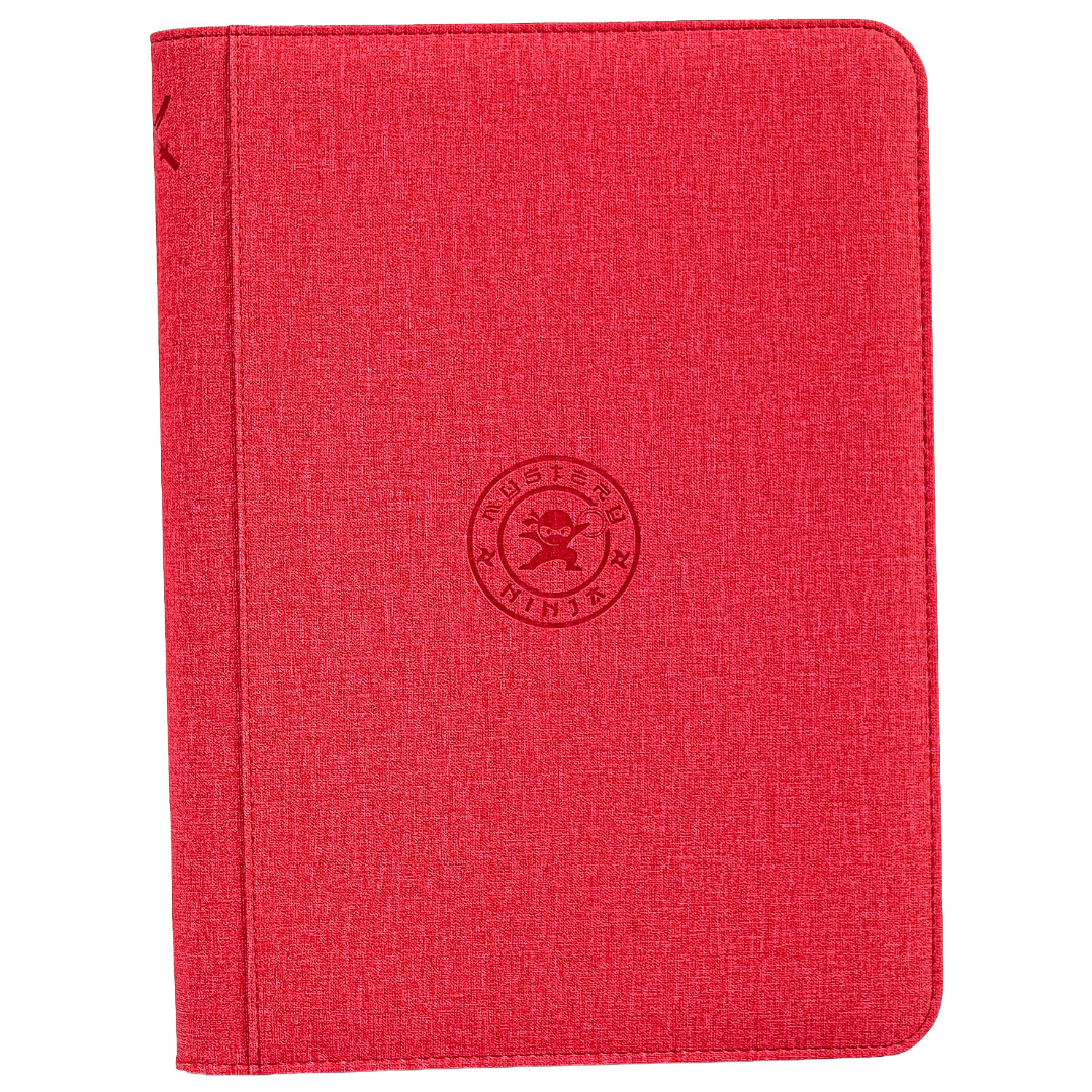 Mystery Ninja - Stealth TCG Binder Storage Album - Red Fabric
