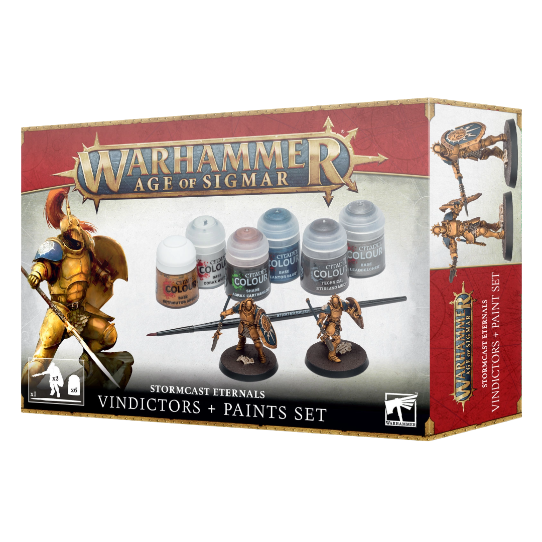 The Age of Sigmar (AoS) Stormcast Eternals (S/E) + Paint Set (ENG)