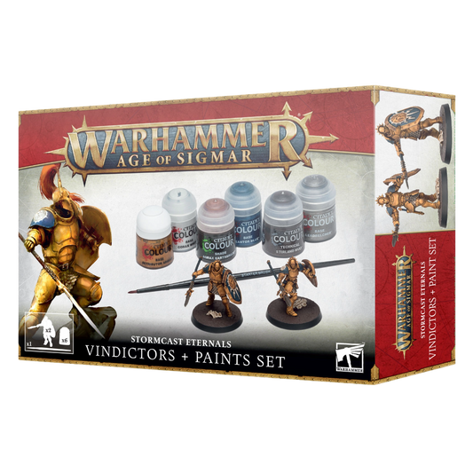 The Age of Sigmar (AoS) Stormcast Eternals (S/E) + Paint Set (ENG)
