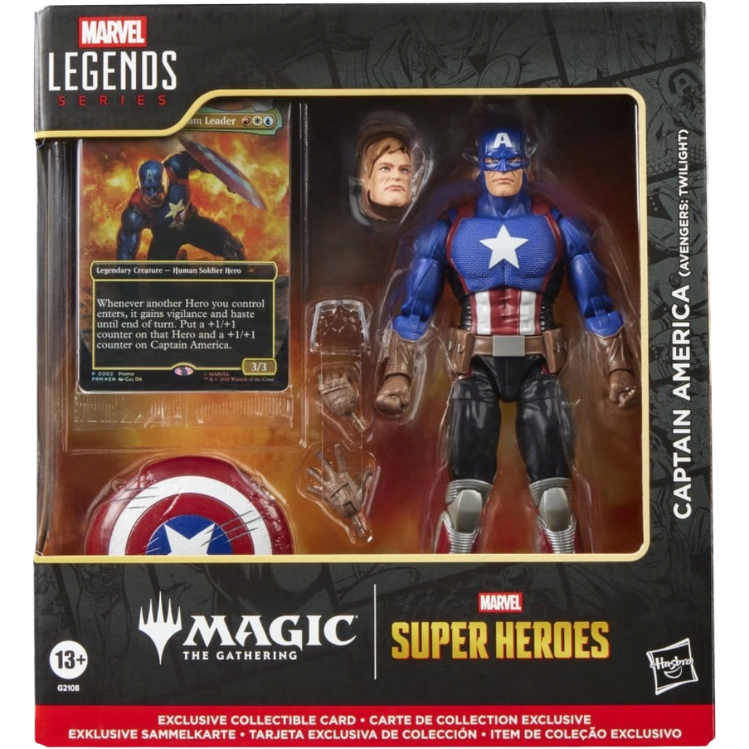Magic The Gathering: Marvel Super Heroes Marvel Legends Action Figure Captain America (Avengers: Twilight) 15 cm