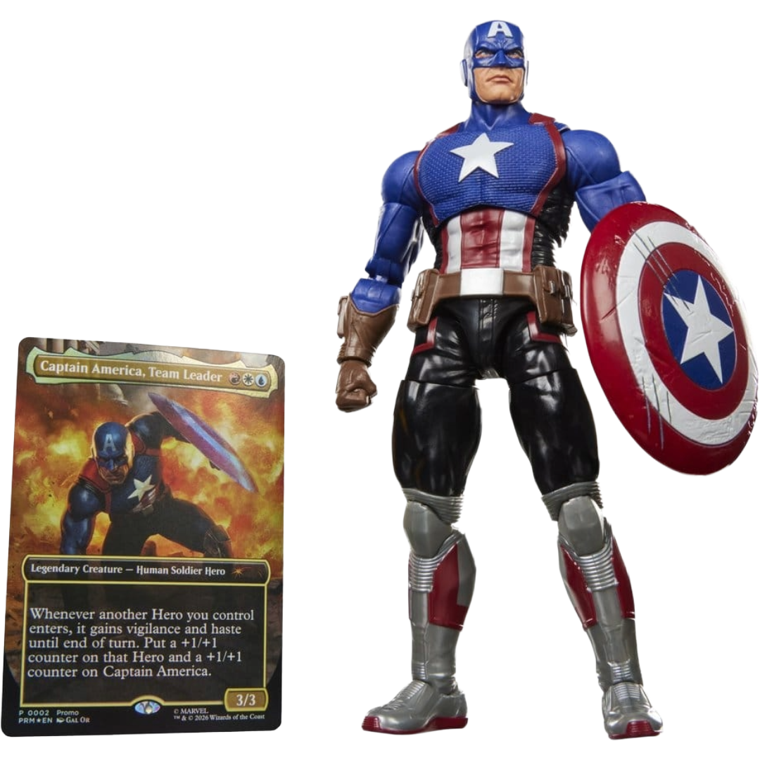 Magic The Gathering: Marvel Super Heroes Marvel Legends Action Figure Captain America (Avengers: Twilight) 15 cm