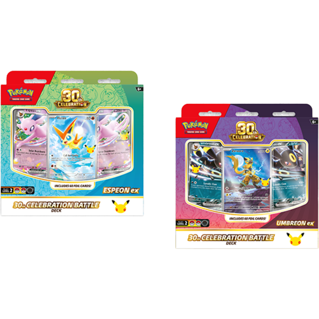 Pokémon TCG: Battle Deck Assortment - 30th Celebration