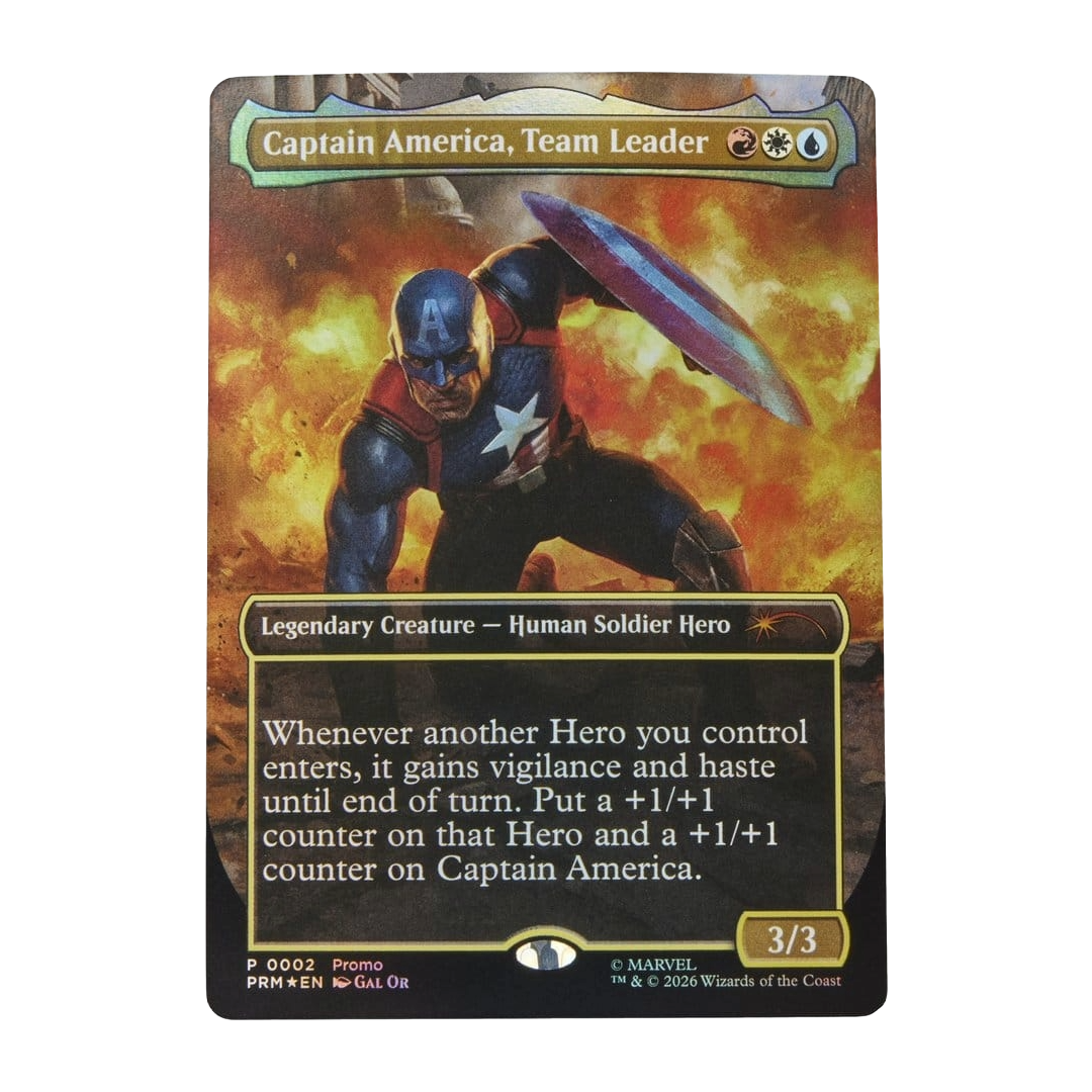 Magic The Gathering: Marvel Super Heroes Marvel Legends Action Figure Captain America (Avengers: Twilight) 15 cm