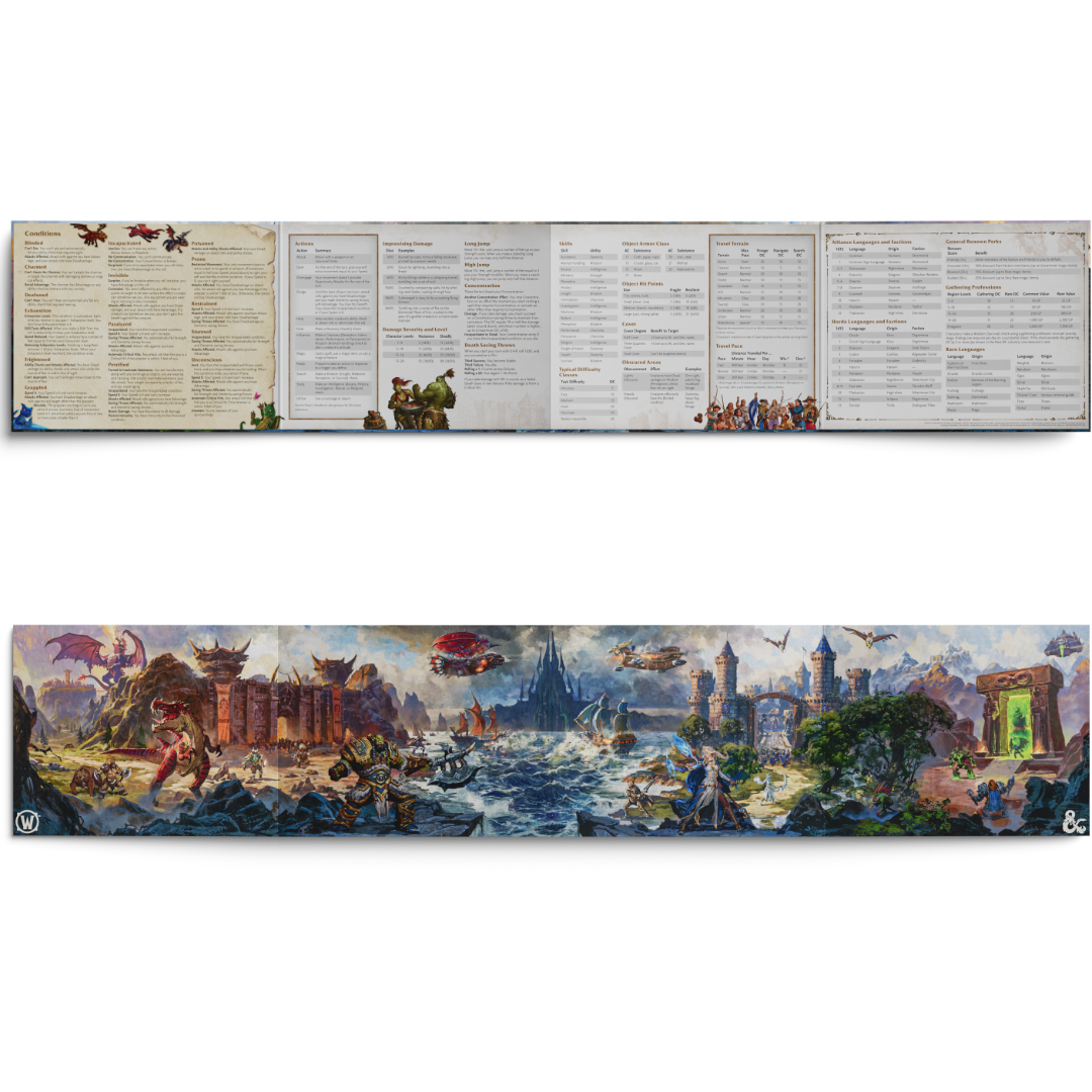 Dungeons & Dragons®: World of Warcraft® Dungeon Master's Screen