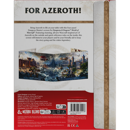 Dungeons & Dragons®: World of Warcraft® Dungeon Master's Screen