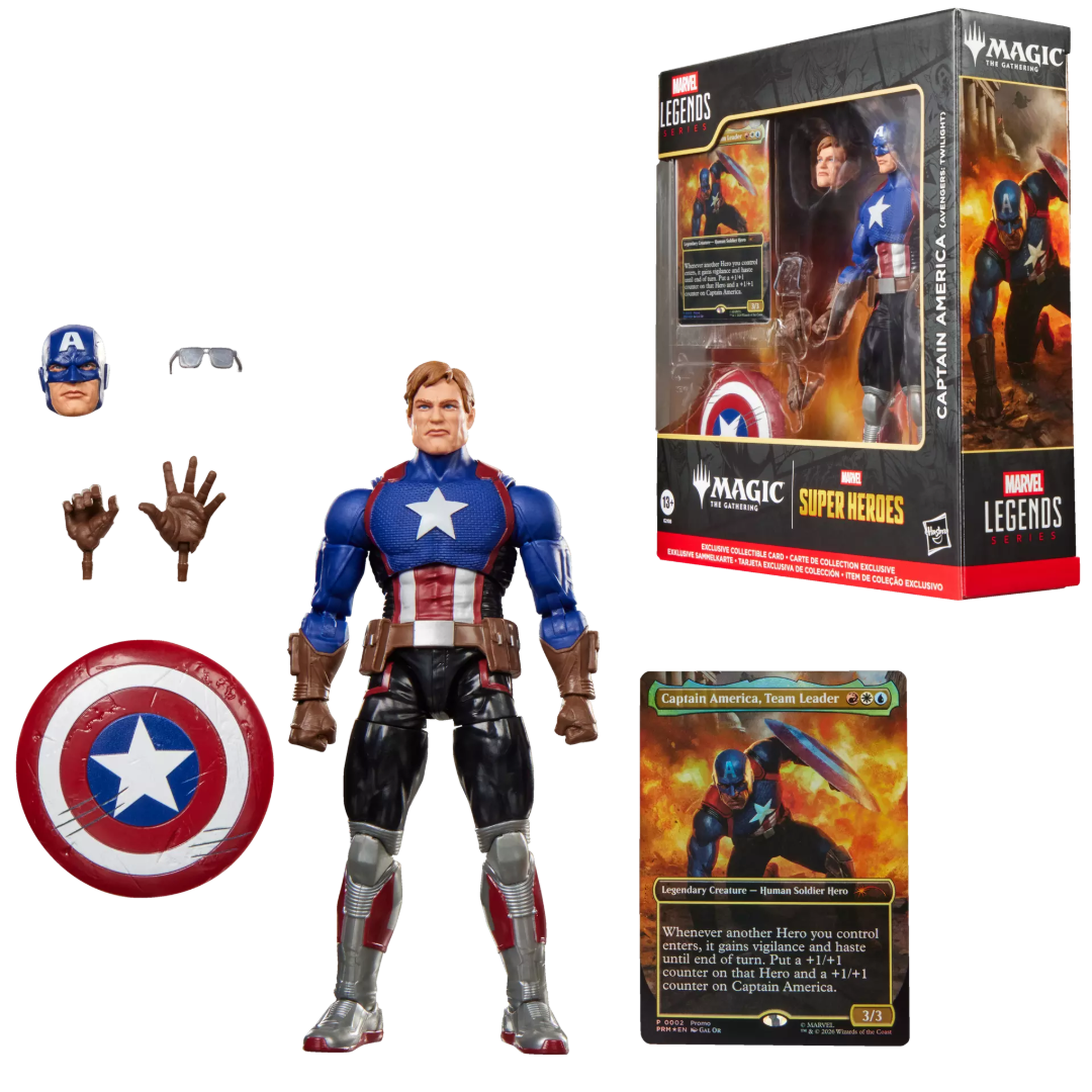 Magic The Gathering: Marvel Super Heroes Marvel Legends Action Figure Captain America (Avengers: Twilight) 15 cm