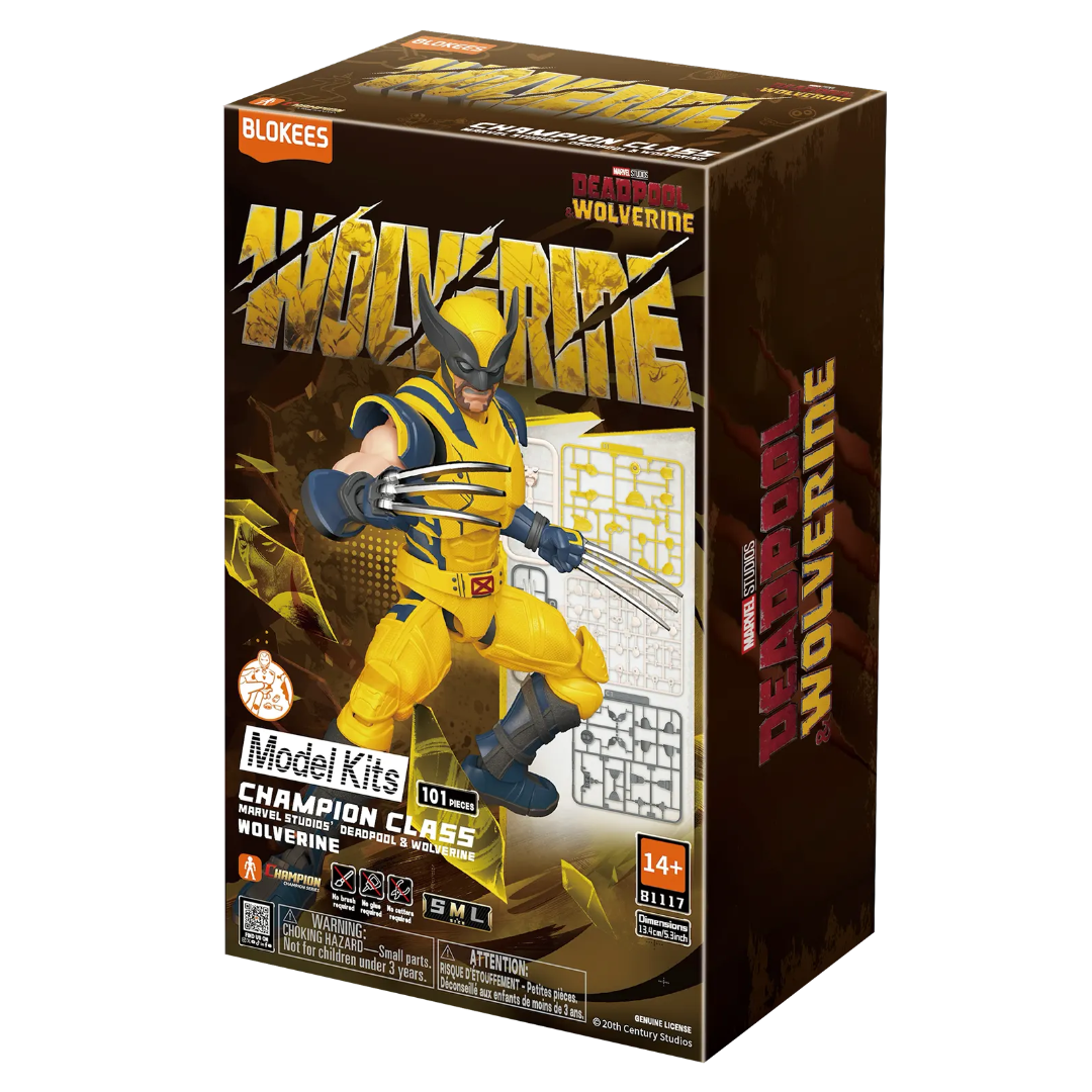 Blokees Figures - Marvel Infinity SAGA - Marvel Heroes Champion Class - Wolverine
