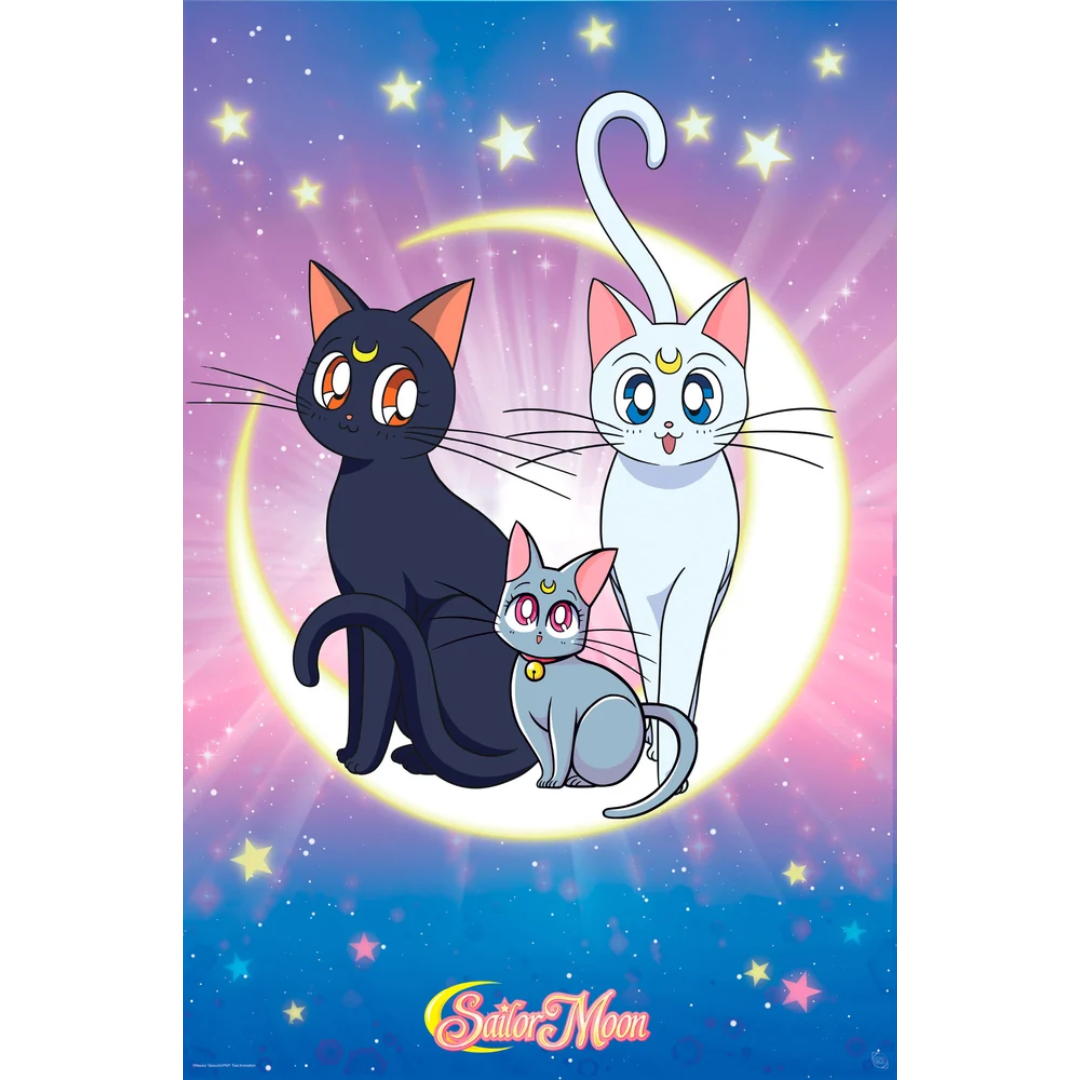 Sailor Moon Luna, Artemis & Diana Maxi Poster