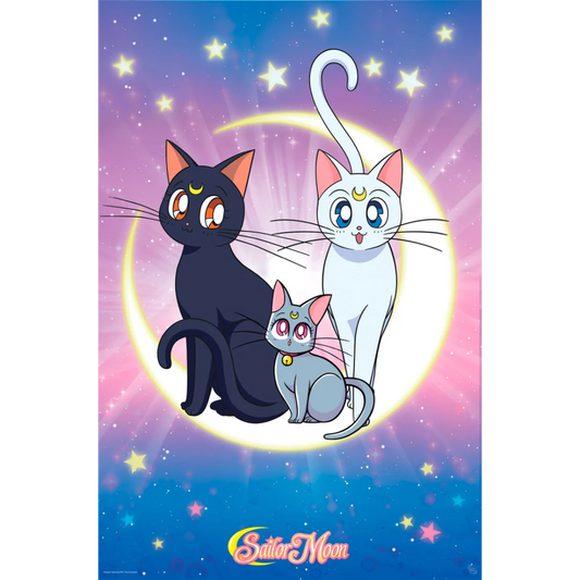 Sailor Moon Luna, Artemis & Diana Maxi Poster