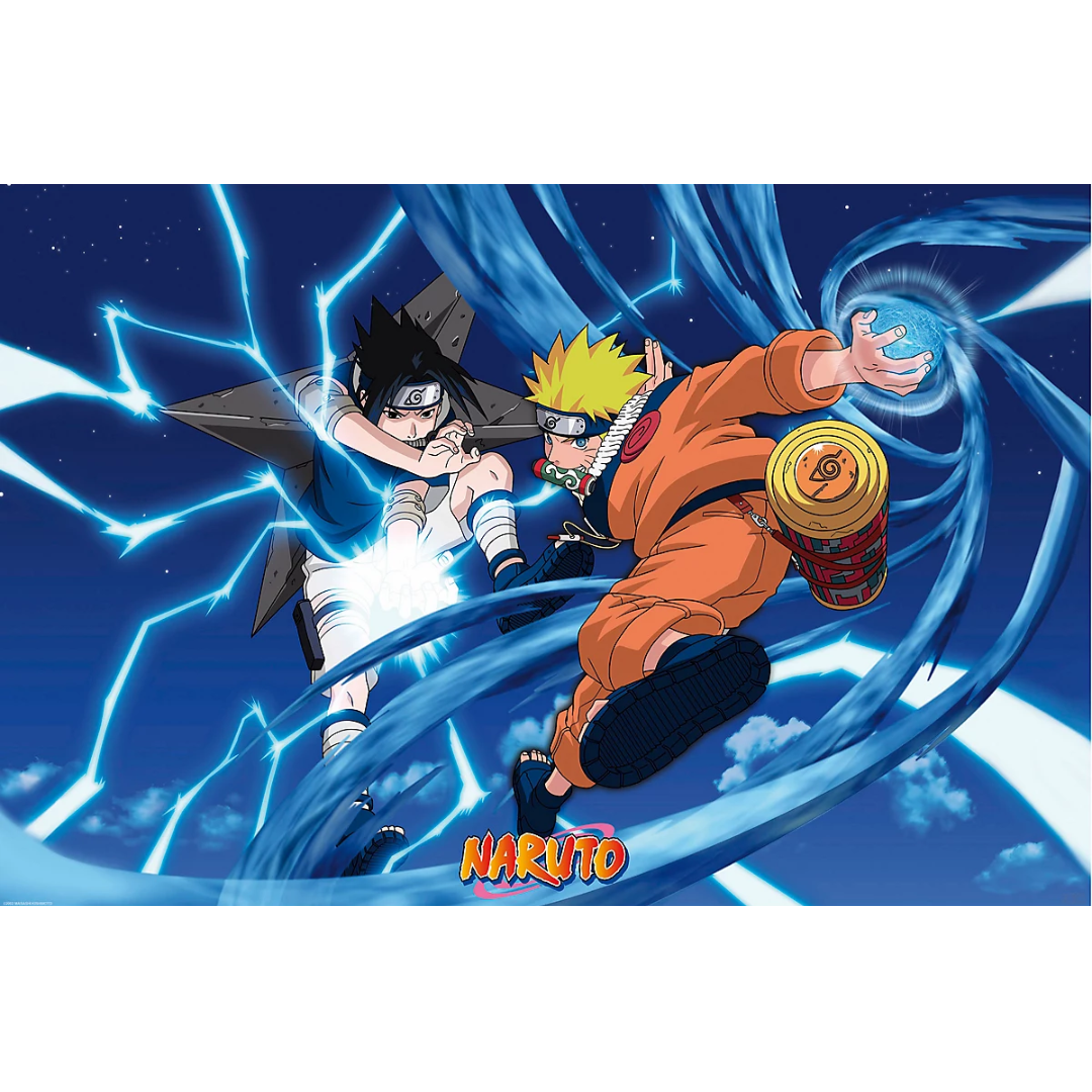 Naruto - Naruto & Sasuke Maxi Poster