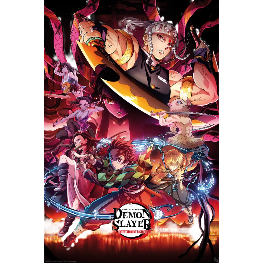 Demon Slayer Entertainment District Maxi Poster