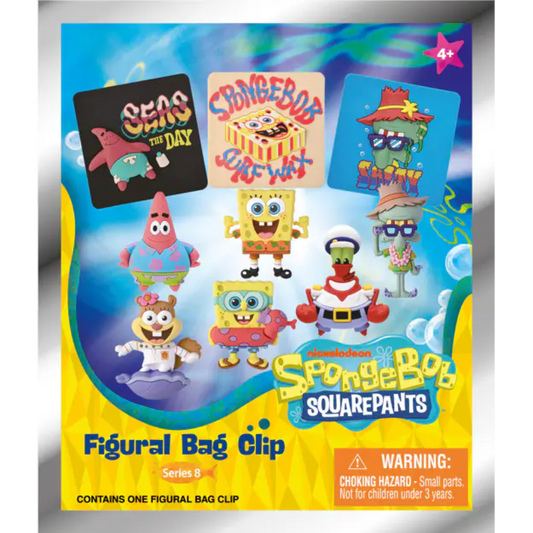 Nickelodeon SpongeBob Series 8 Bag Clips