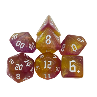 Fog Sunset Dice Set