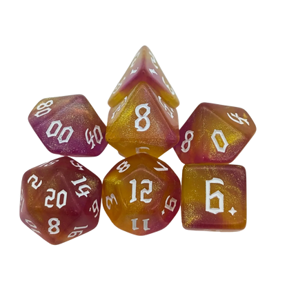 Fog Sunset Dice Set
