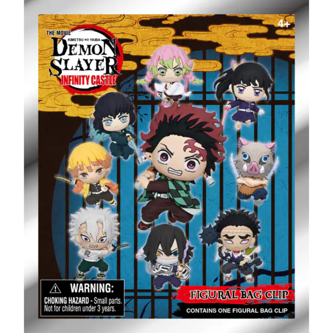 Demon Slayer Movie, Infinity Castle Series 1 Bag Clips