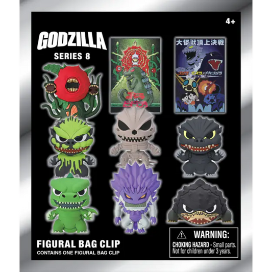 Godzilla Series 8 Bag Clips