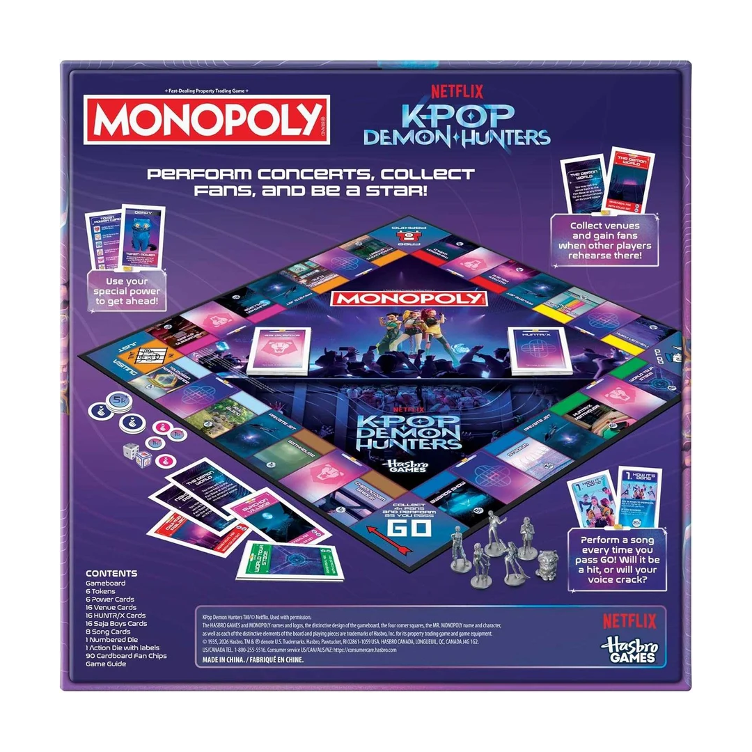 Monopoly K-POP Demon Hunters