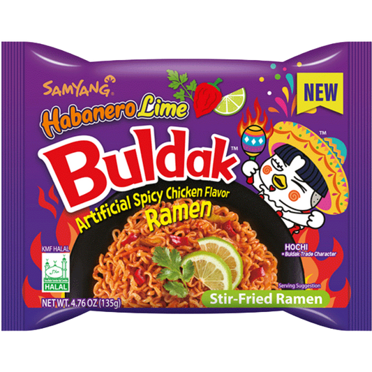 Samyang Buldak Hot Chicken Habanero Lime 135g