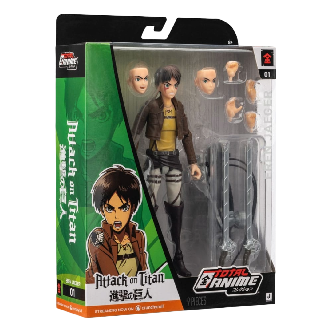 Attack on Titan Total Anime Action Figure Eren Jaeger 17 cm