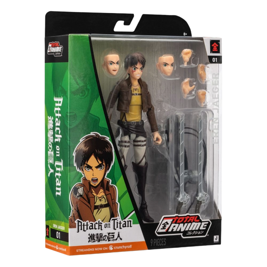 Attack on Titan Total Anime Action Figure Eren Jaeger 17 cm