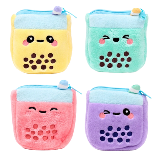 Foodiemals Bubble Tea Plush Mini Change Purse