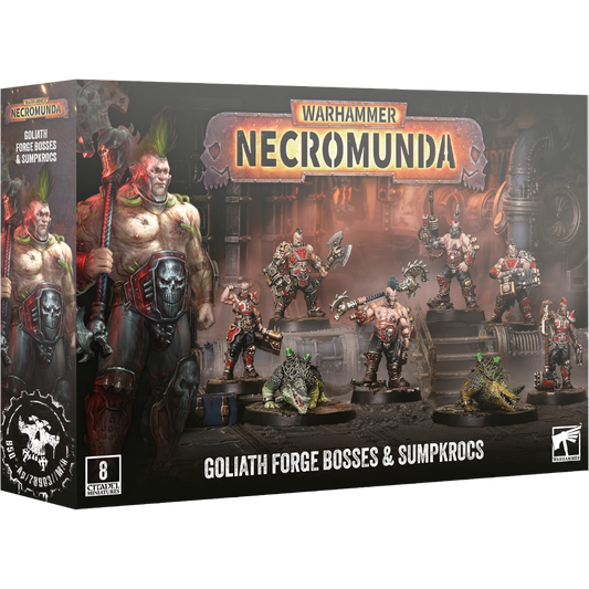 Warhammer Necromunda: Goliath Forge Bosses and Sumpkrocs