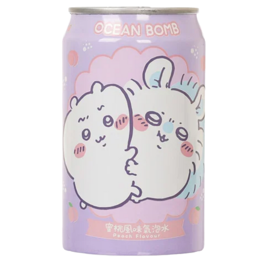 Ocean Bomb & Chiikawa-Peach 330ml