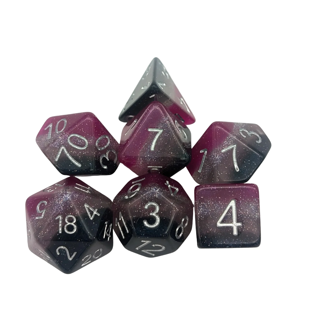 Pride Asexual Dice Set