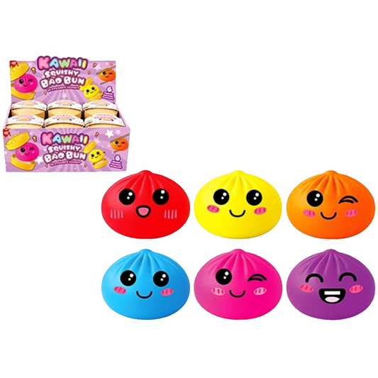 Kawaii Bao Bun Neon Squishy