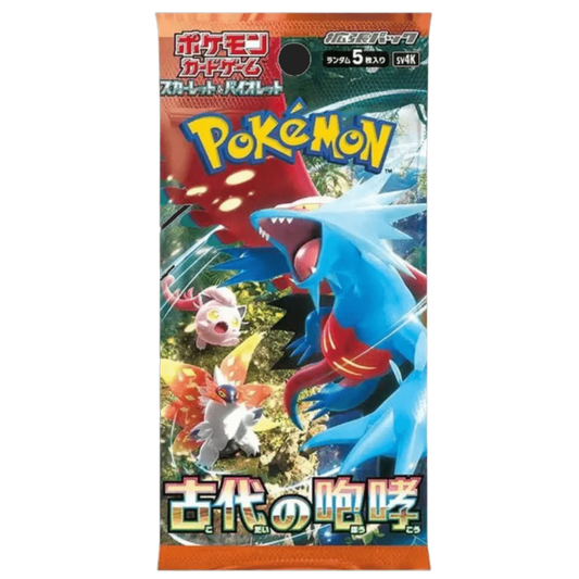 Pokemon Ancient Roar SV4K Japanese Booster (Paradox Rift)