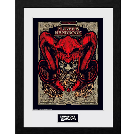 Dungeons and Dragons (Handbook cover)Framed poster