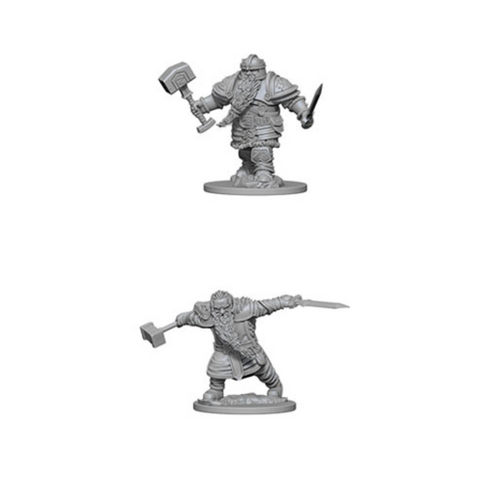 WizKids - D&D Nolzurs Marvelous Miniatures: Dwarf Male Fighter - Wave 1
