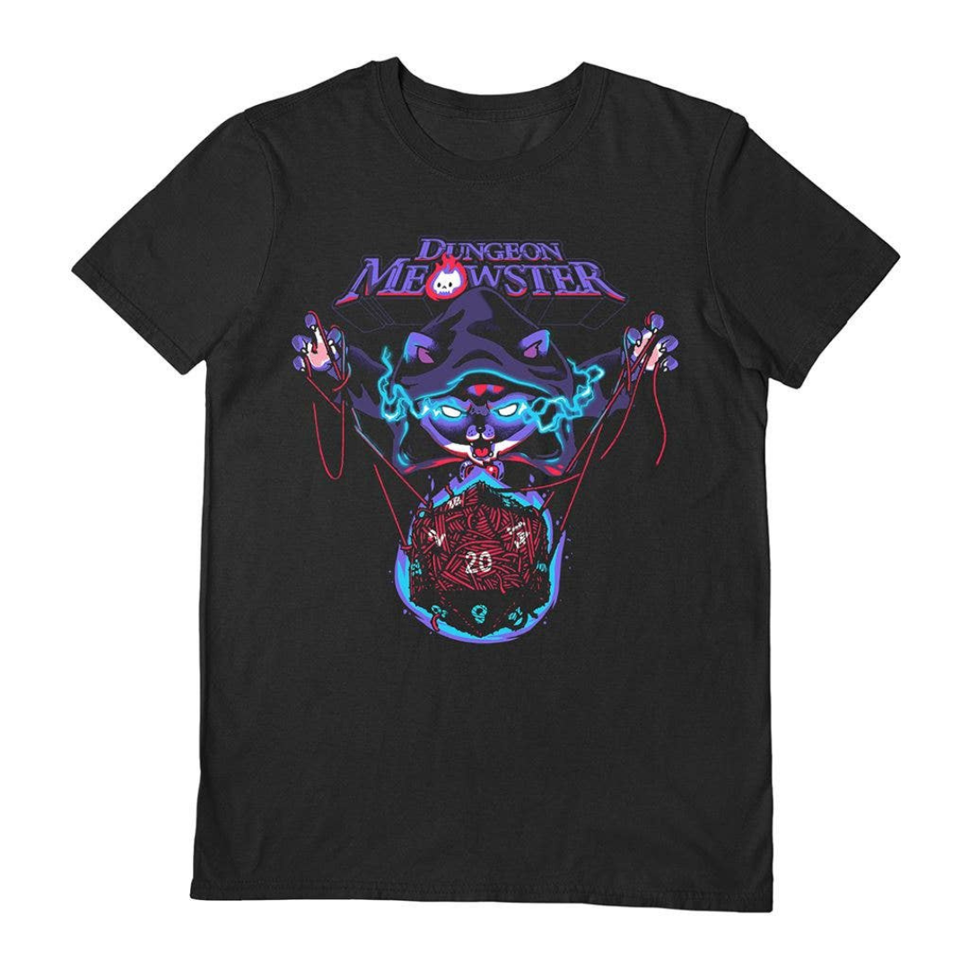 Dungeons and Dragons Dungeon Meowster T-shirt (Black)