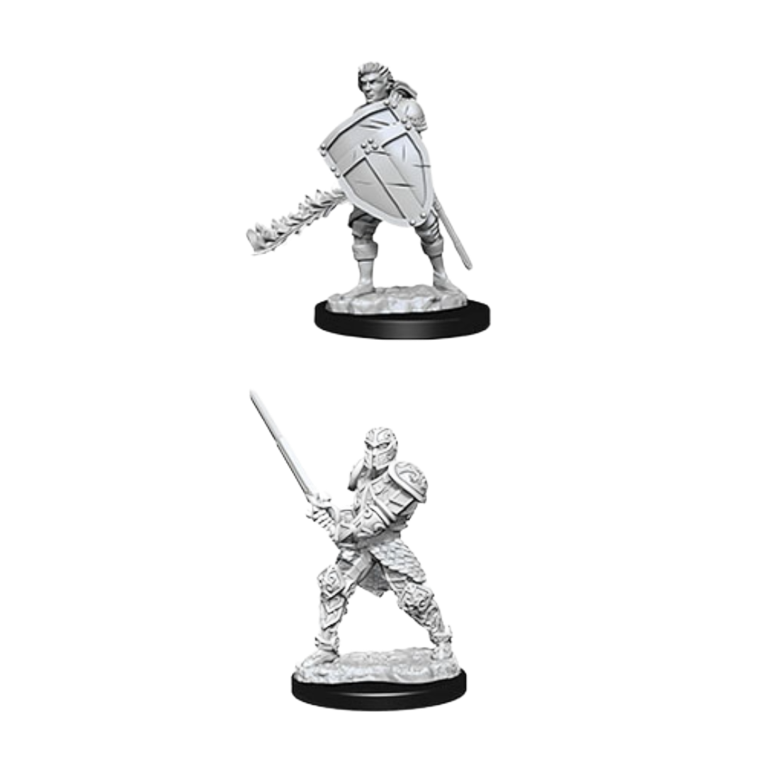WizKids - D&D Nolzurs Marvelous Miniatures: Male Human Fighter - Wave 8