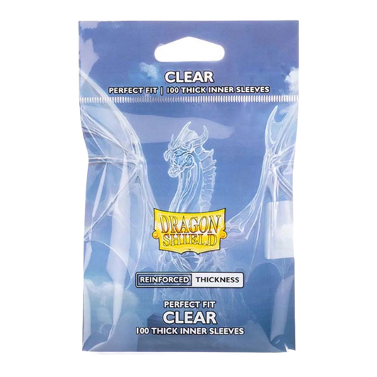 Dragon Shield - Perfect Fit Thick Sleeves 100pk - Clear