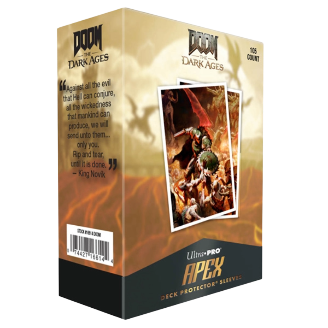 Ultra Pro - DOOM - 105ct Apex Deck Protector Sleeves 1